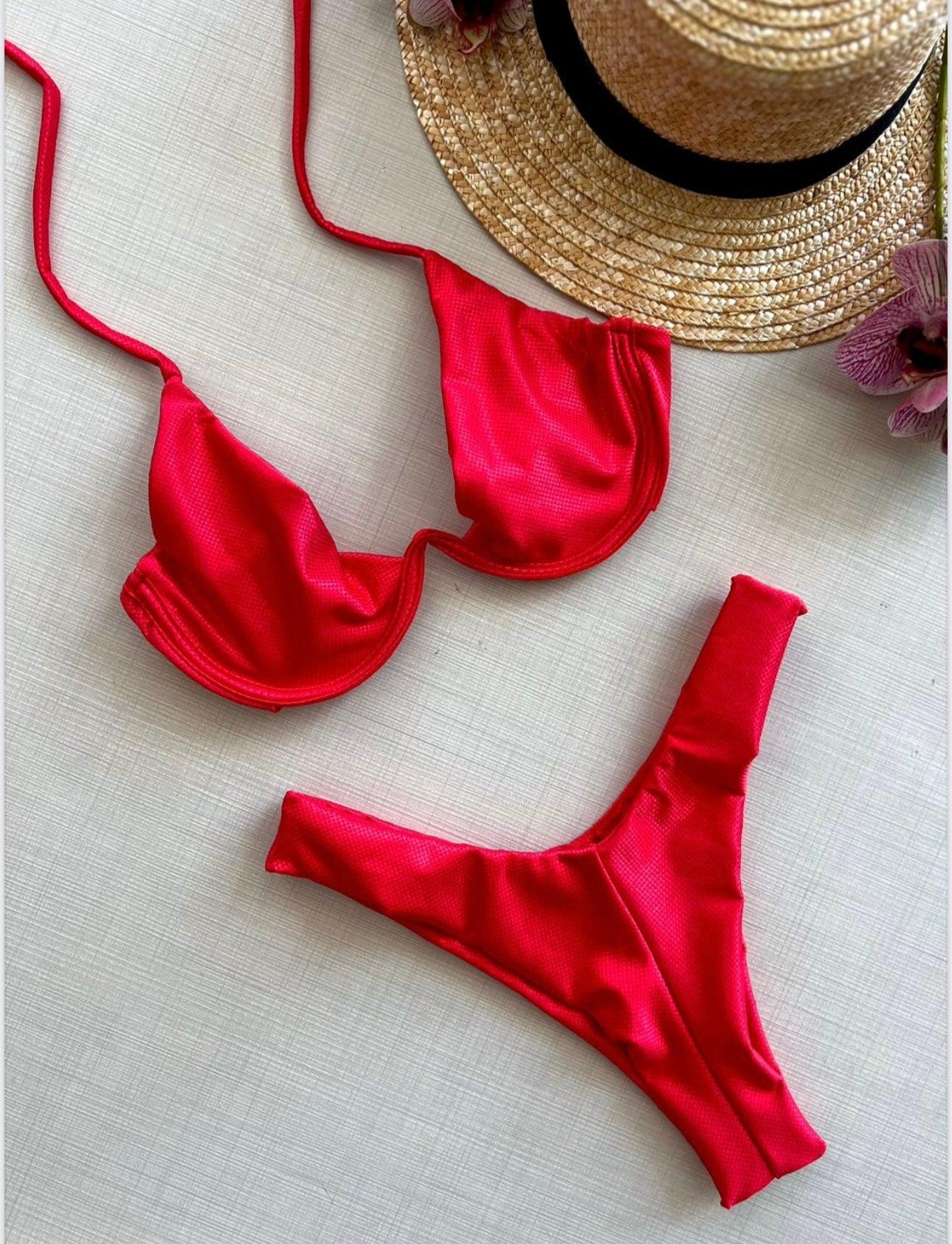 🇧🇷Biquíni Asa Delta Carlota Com/Aro sem Copa/Bojo