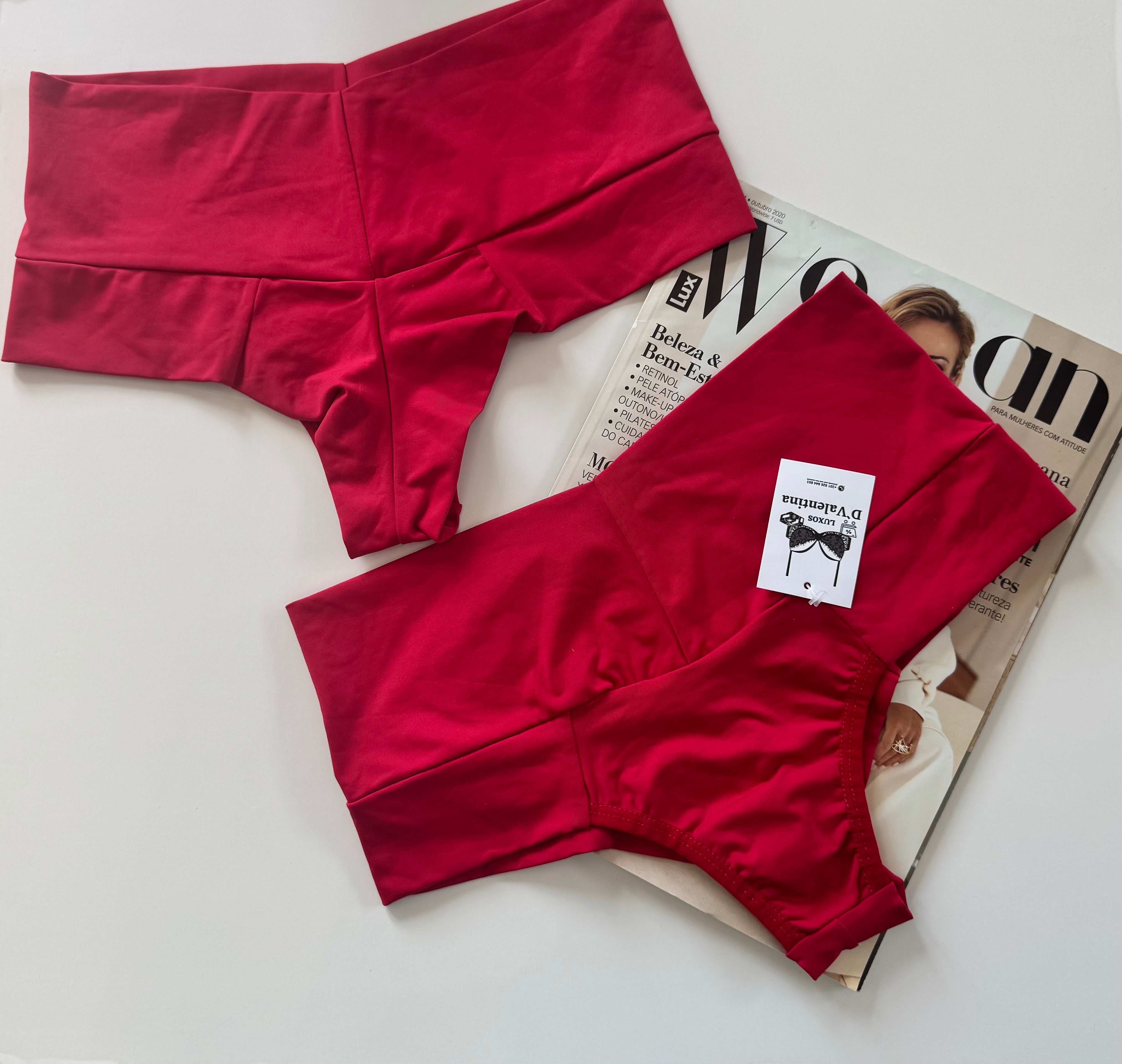 🇧🇷Calcinha Jake Cintura Alta Fio Duplo