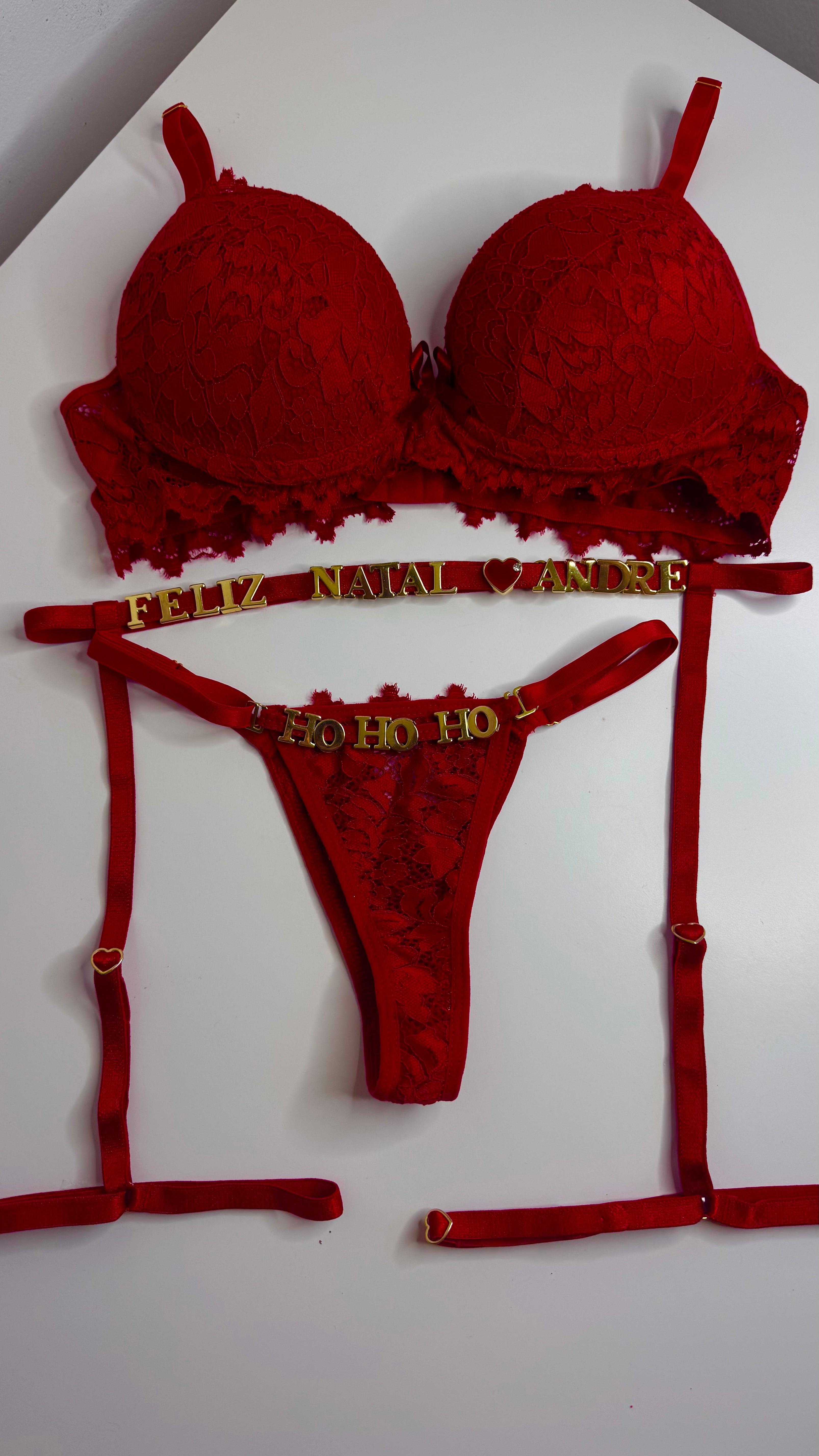 🇧🇷Kit com ❤️ 3 peças Personalizado