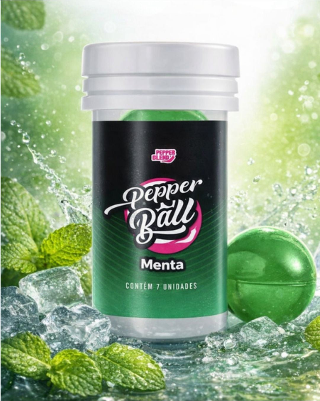 🔥 Cápsulas Gelatinosas Comestíveis de MENTA com Óleo Lubrificante- Sexy Oral