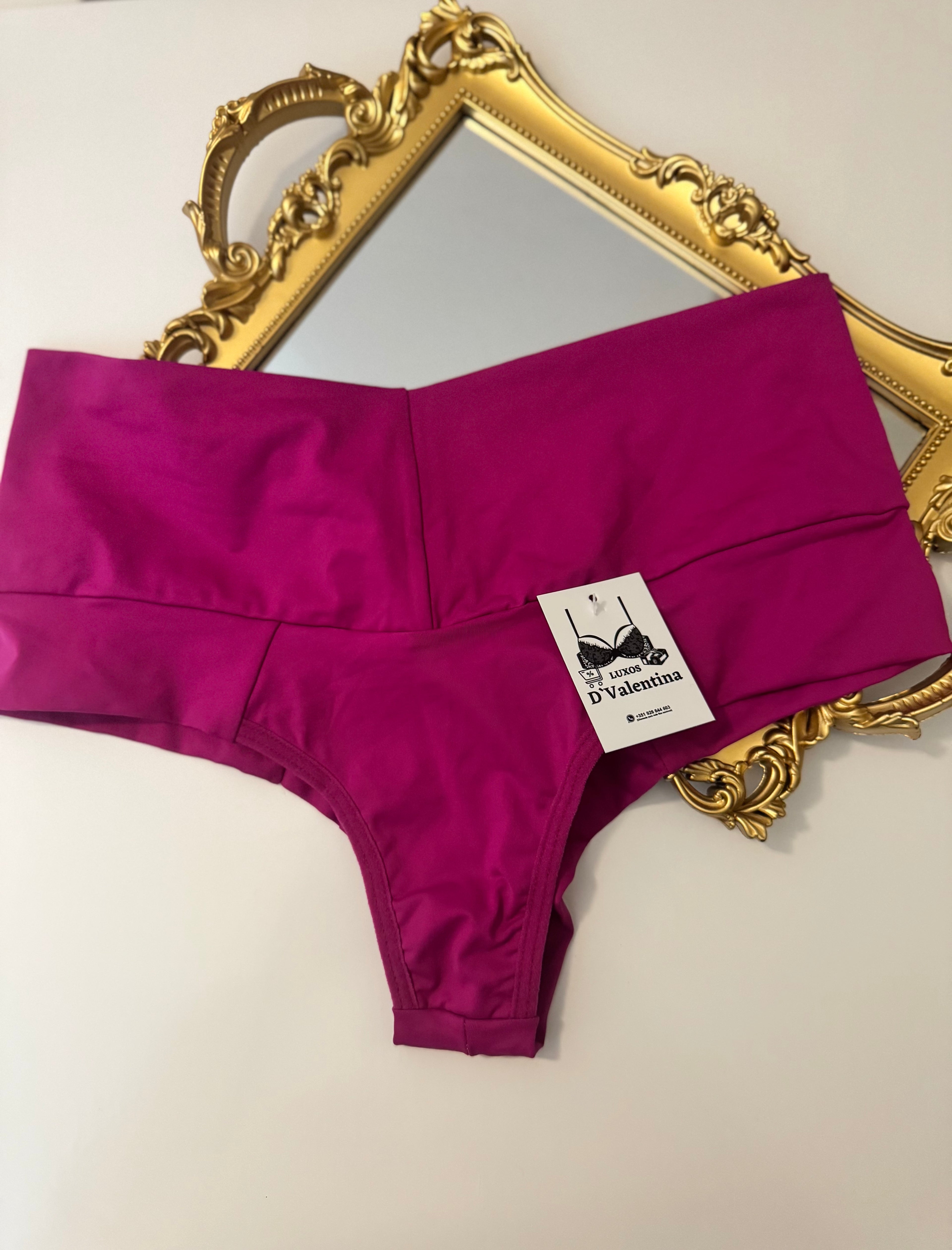 🇧🇷Calcinha Jake Cintura Alta Fio Duplo