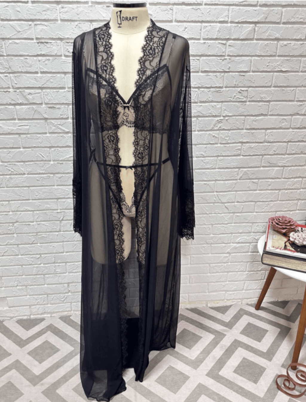 🇧🇷Robe Longo Transparente