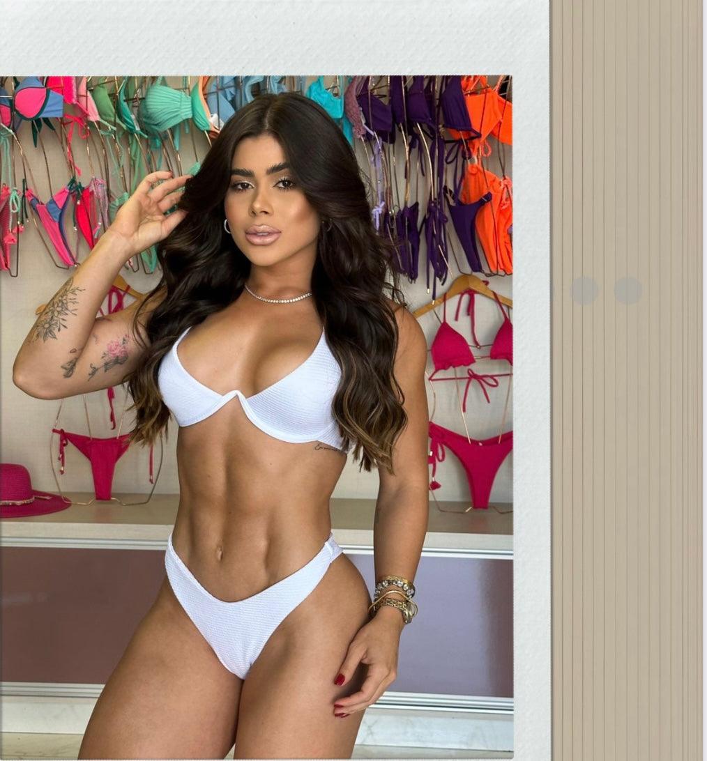 🇧🇷Biquíni Asa Delta Carlota Com/Aro sem Copa/Bojo