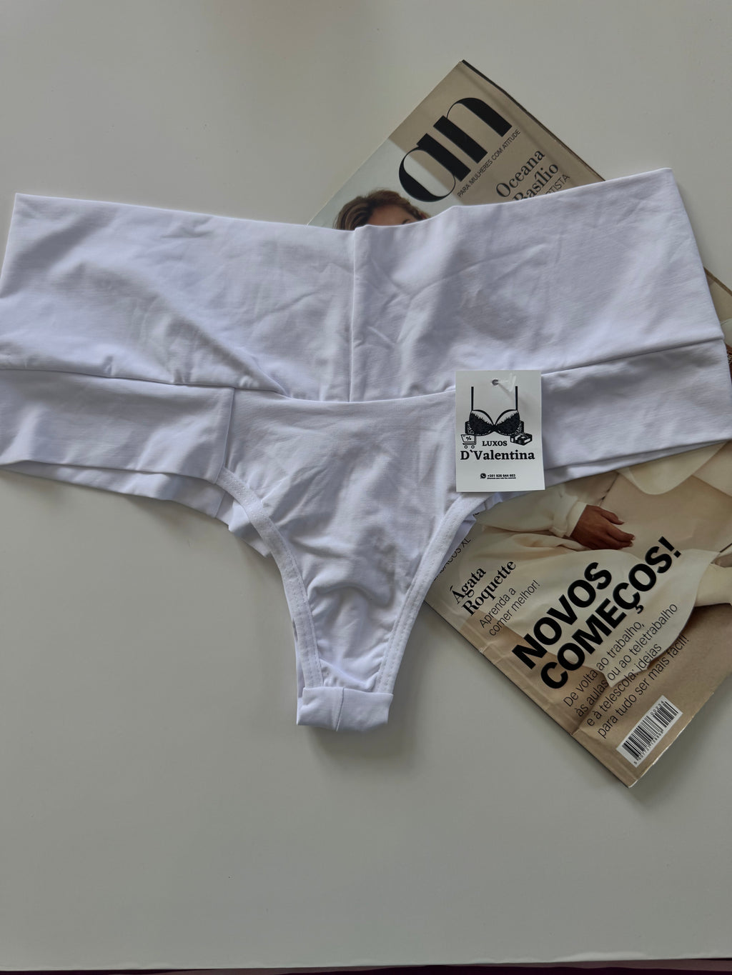 🇧🇷Calcinha Jake Cintura Alta Fio Duplo