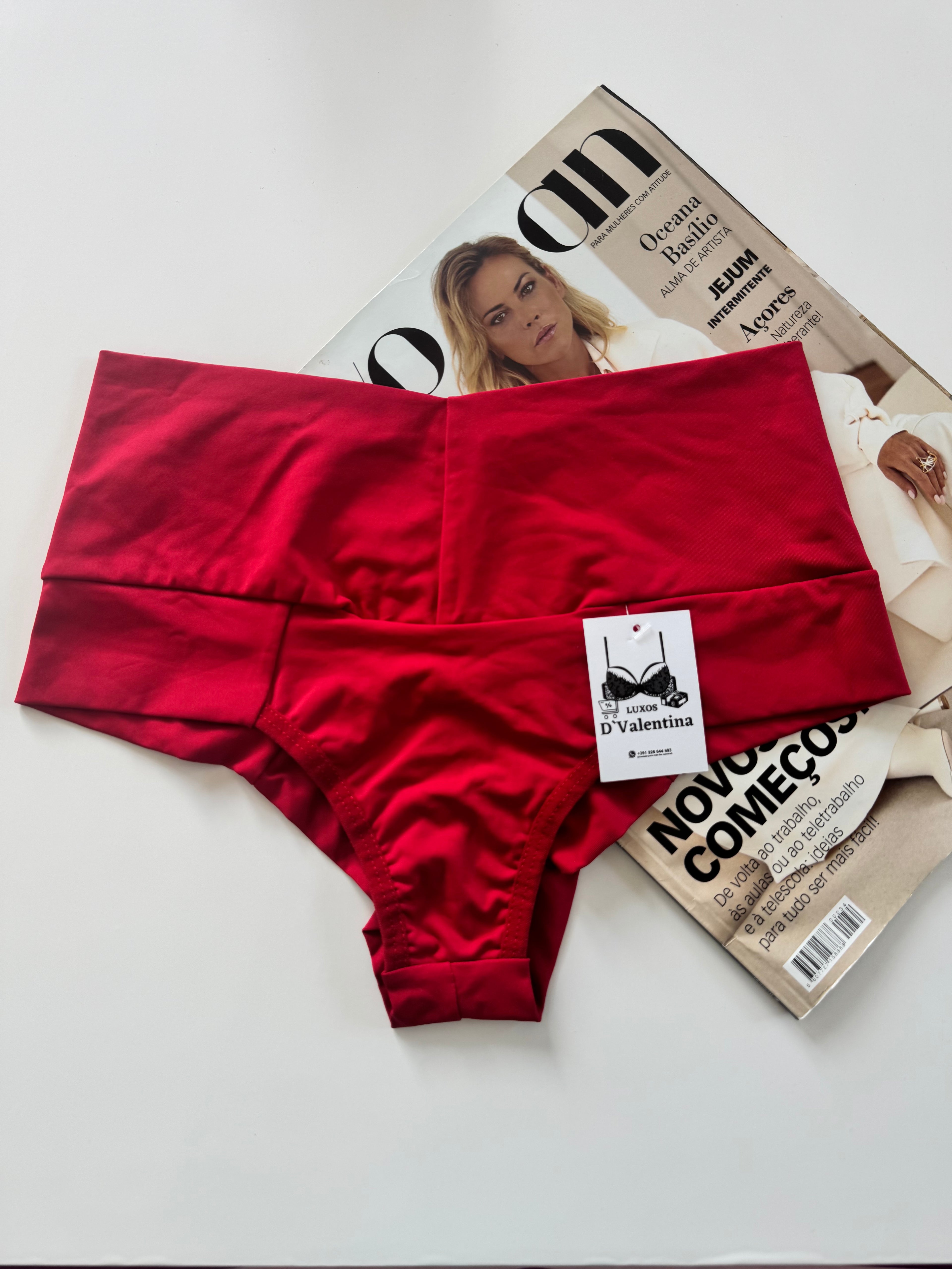 🇧🇷Calcinha Jake Cintura Alta Fio Duplo