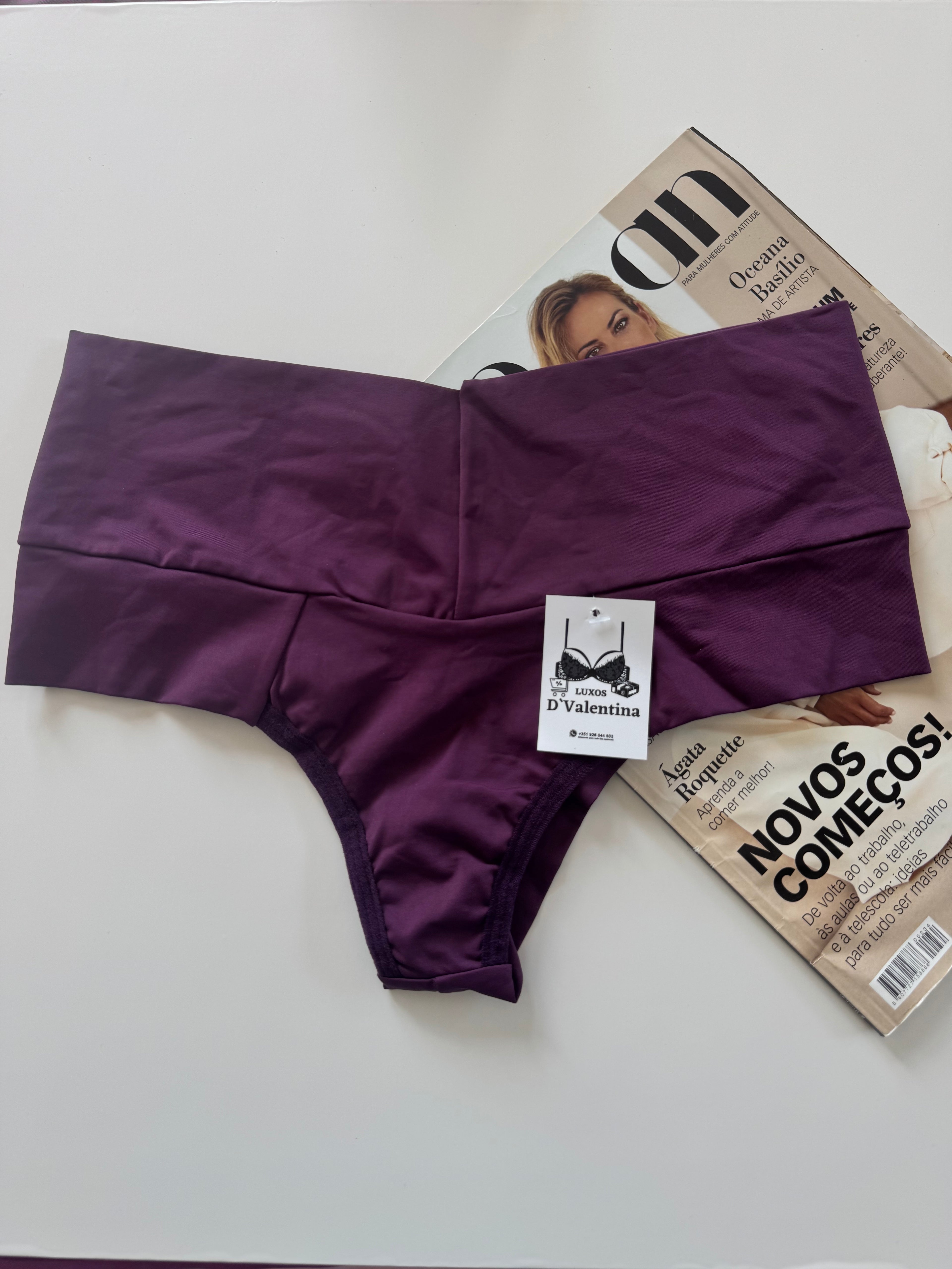 🇧🇷Calcinha Jake Cintura Alta Fio Duplo