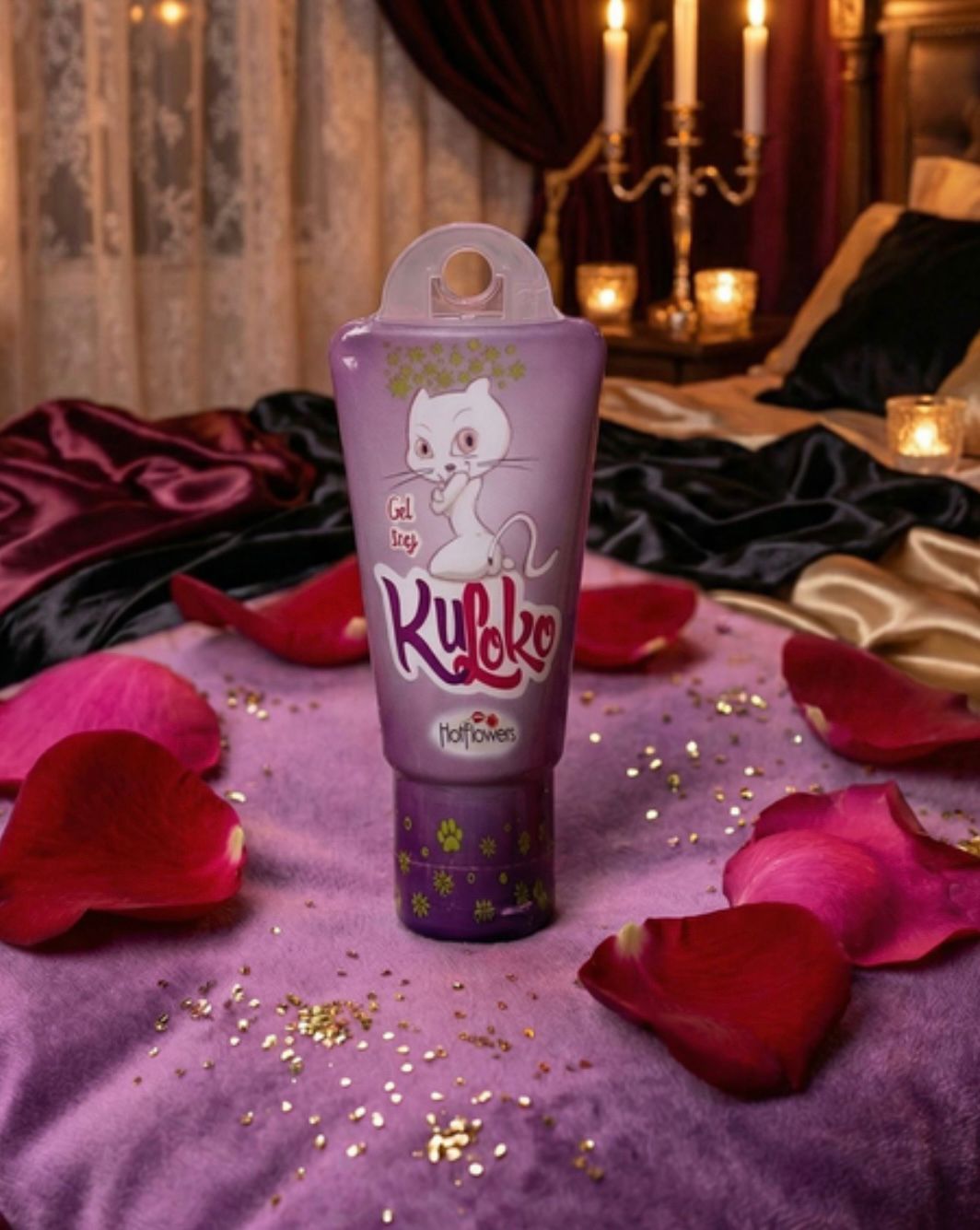 Gel KULOKO 🔥ANAL Estimula com sensações de vibração ("treme") e frescor ("gelado").