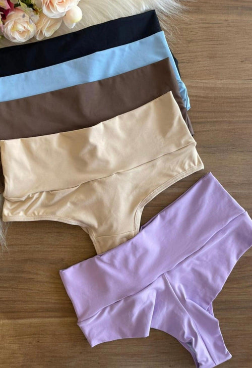 Calcinha Ana – Conforto e Elegância em Cintura Alta