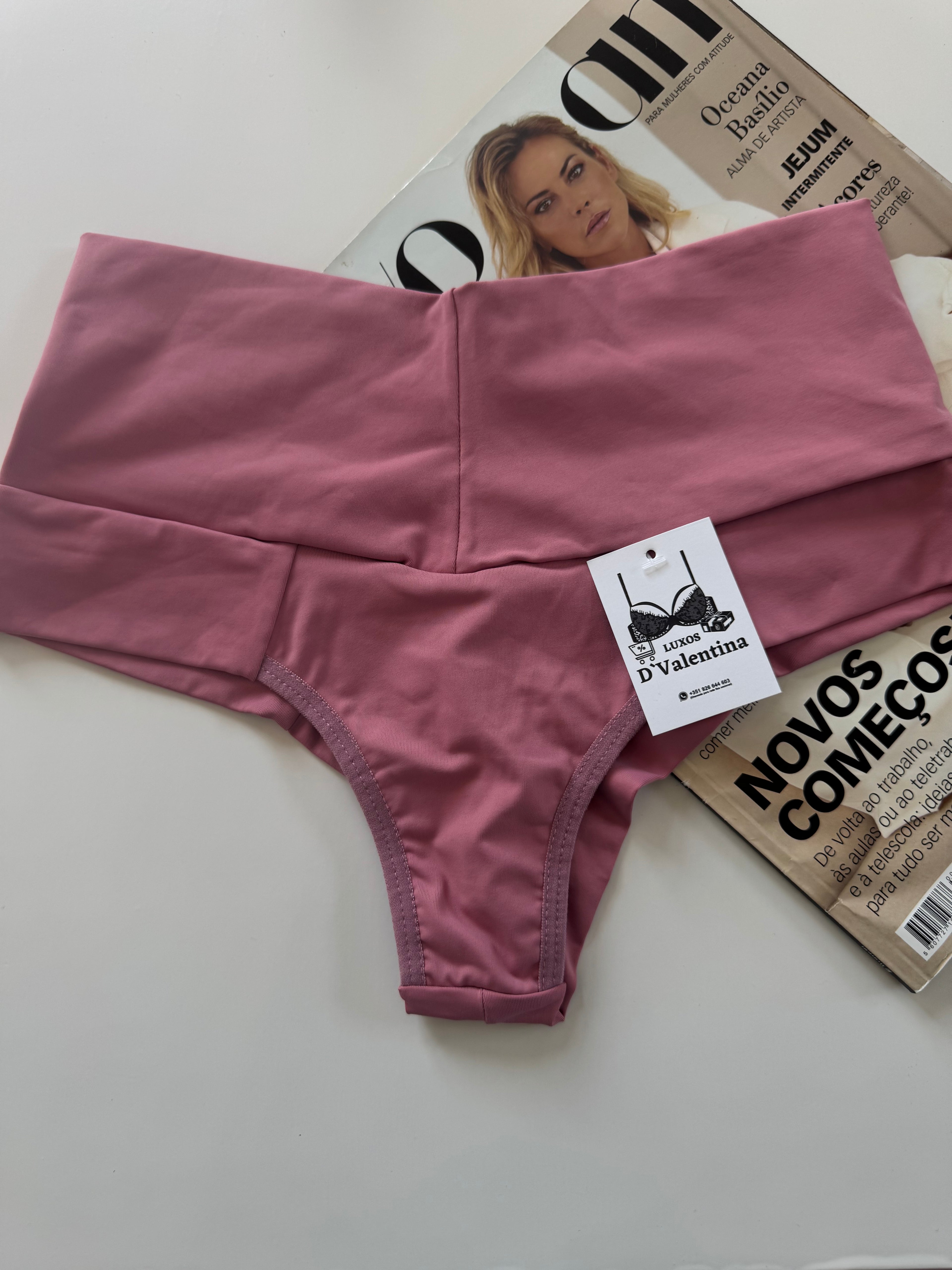 🇧🇷Calcinha Jake Cintura Alta Fio Duplo