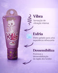 Gel KULOKO 🔥ANAL Estimula com sensações de vibração ("treme") e frescor ("gelado").
