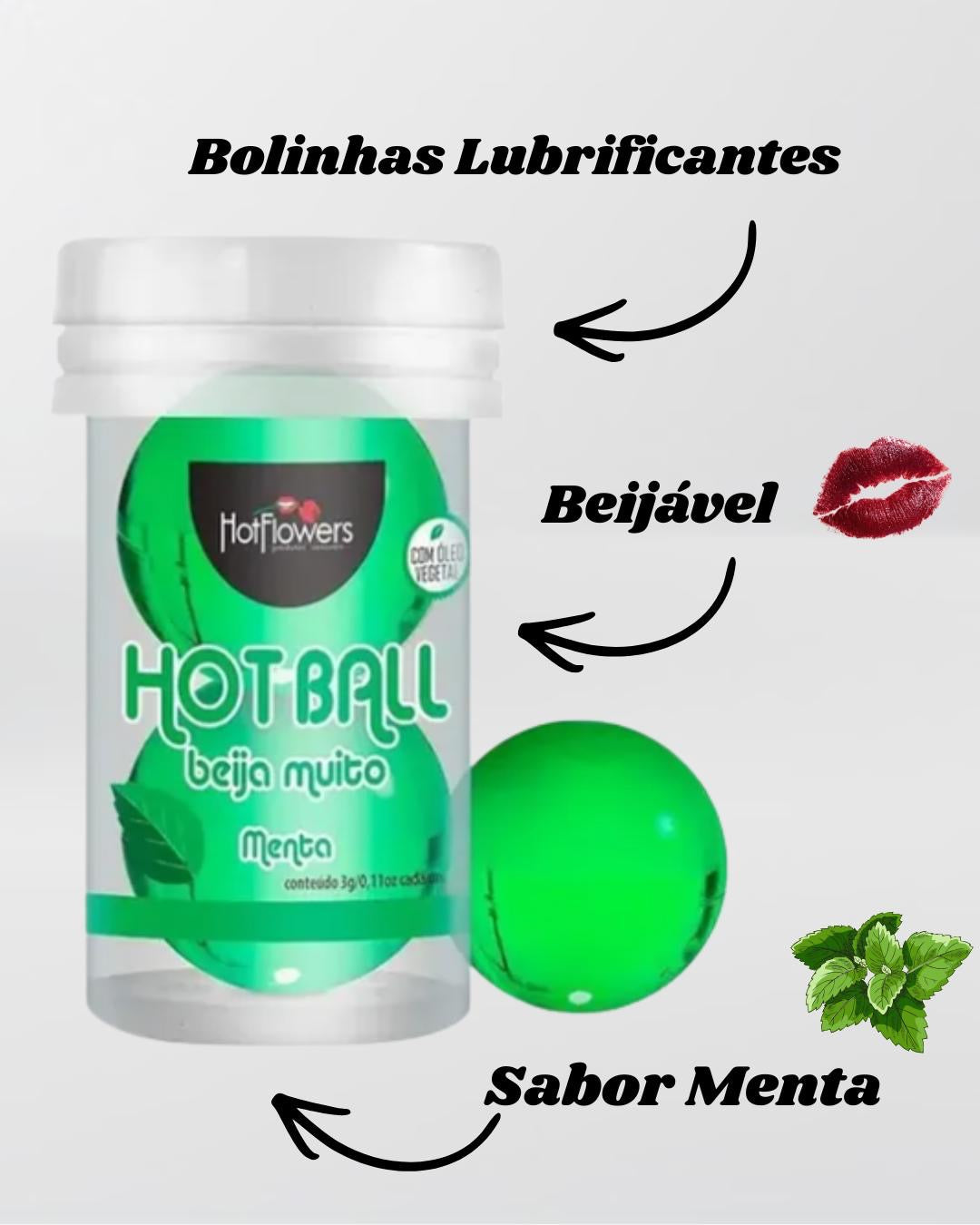 🔥Cápsulas de Gelatina Comestíveis de Menta com óleo vegetal.