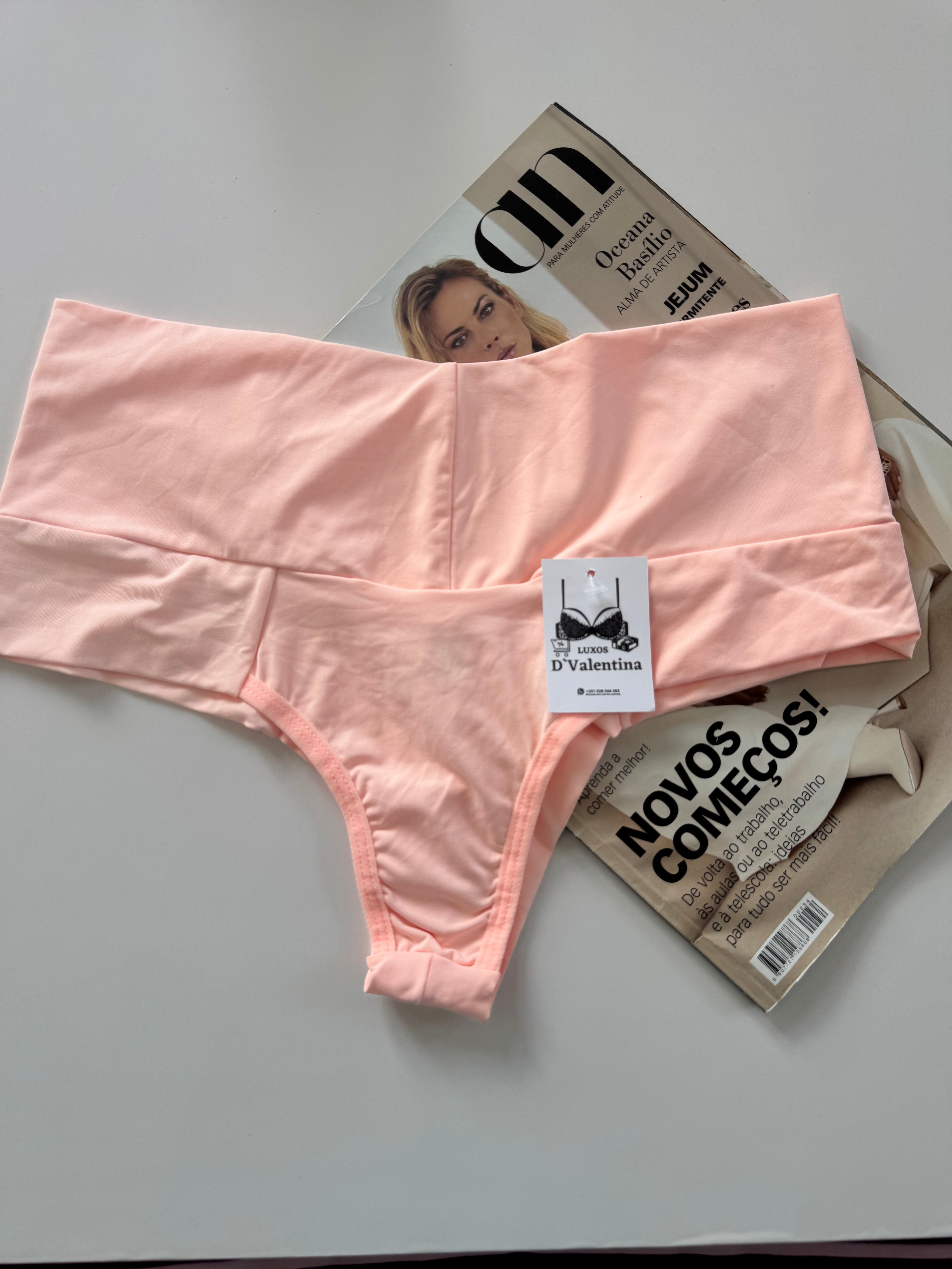 🇧🇷Calcinha Jake Cintura Alta Fio Duplo