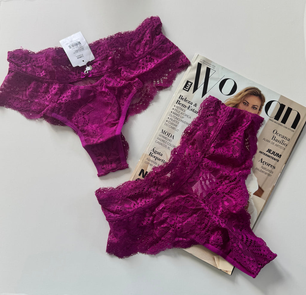 🇧🇷Calcinha Dora toda em Renda