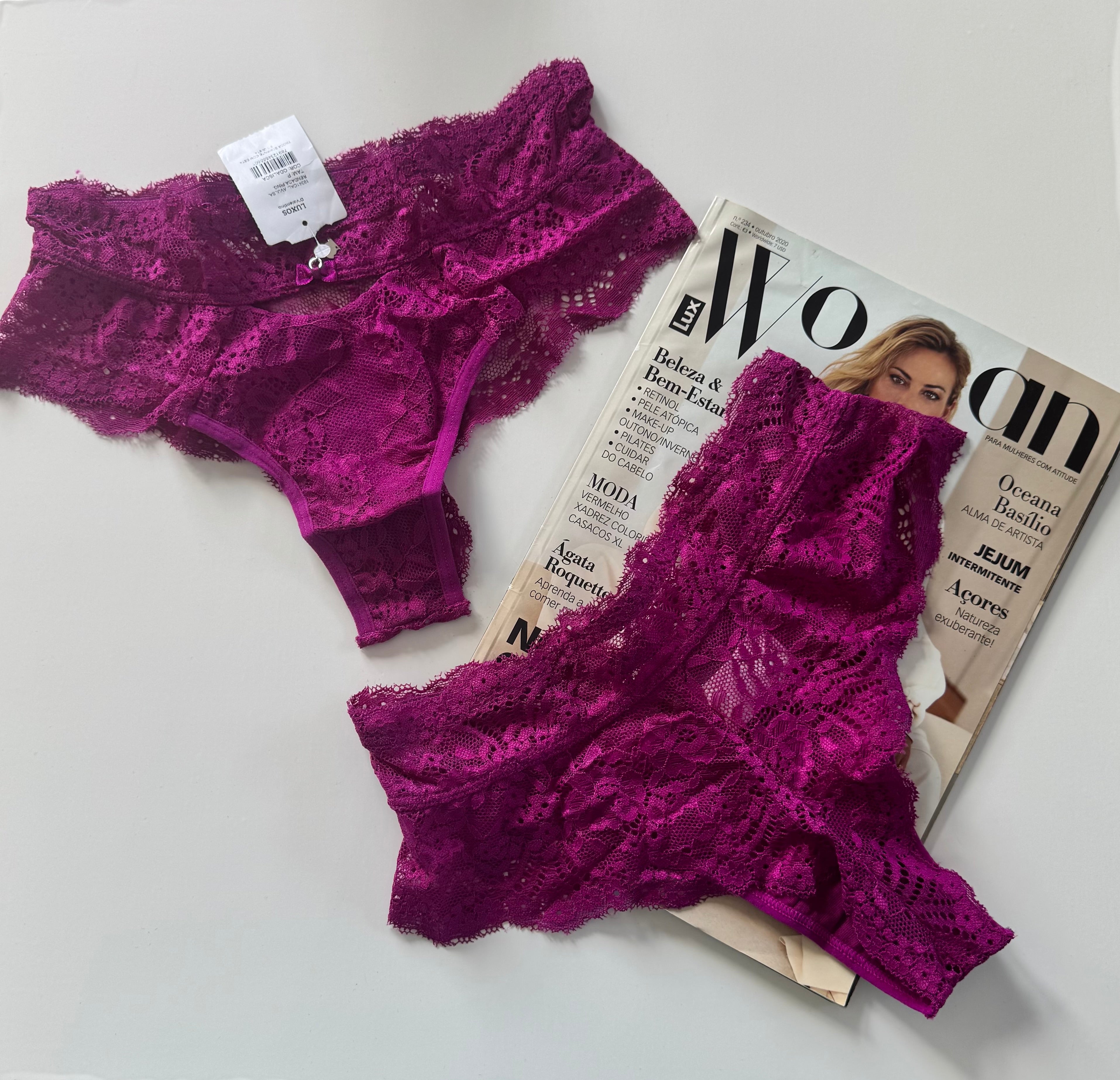 🇧🇷Calcinha Dora toda em Renda