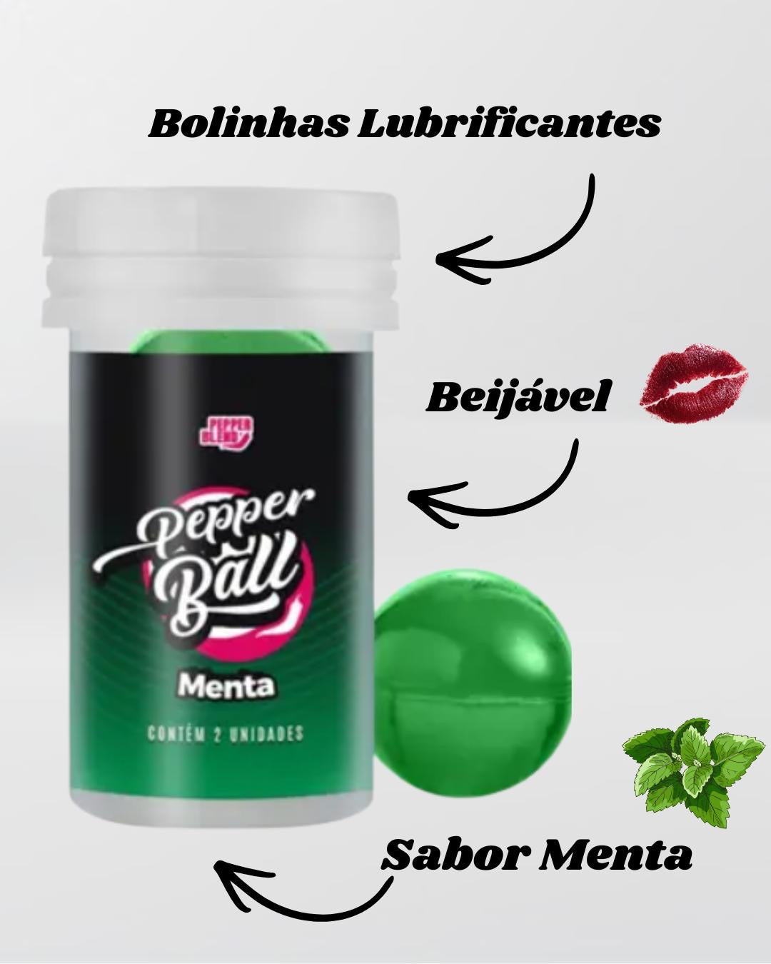 🔥 Cápsulas Gelatinosas Comestíveis de MENTA com Óleo Lubrificante- Sexy Oral