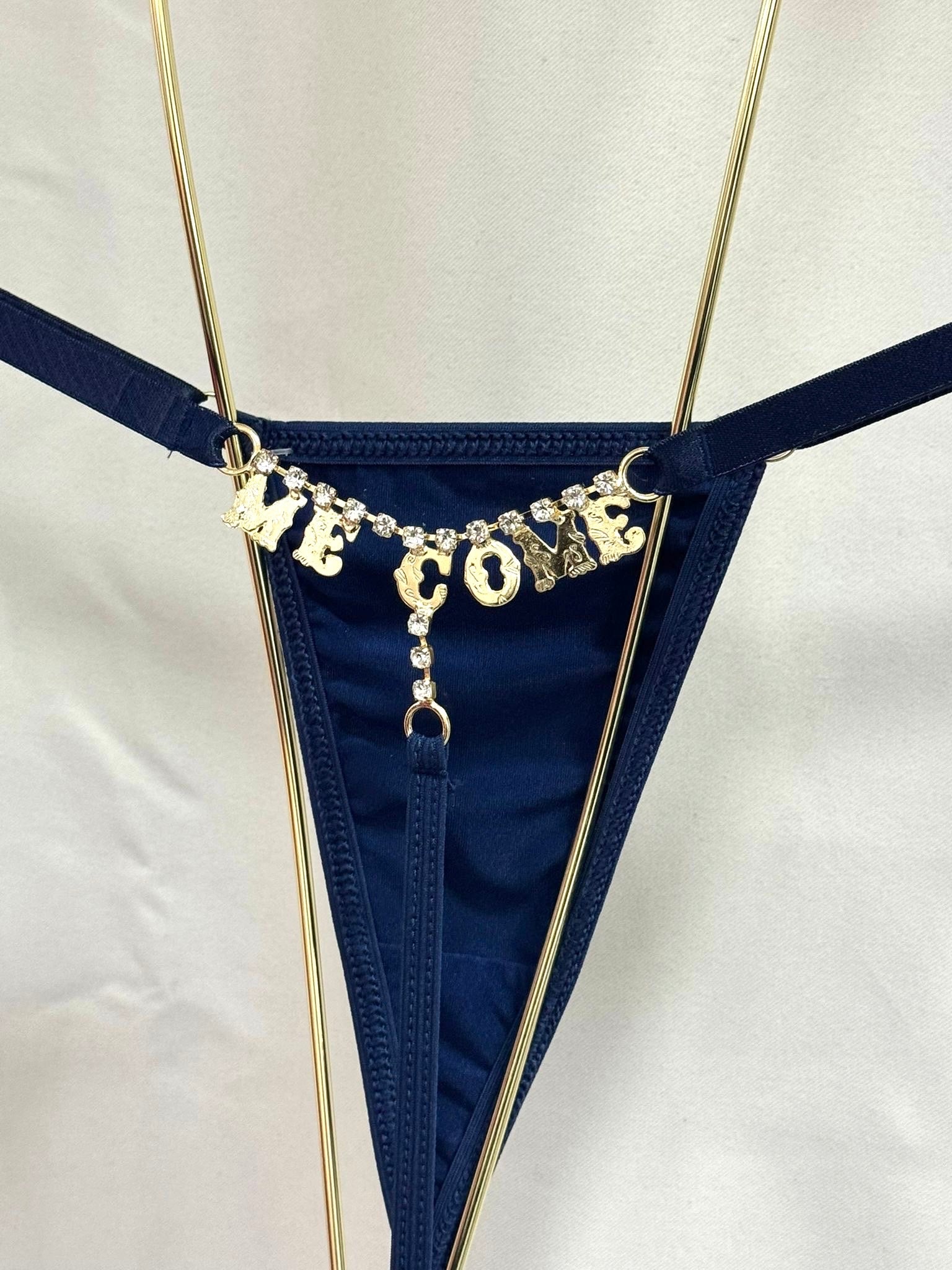 Calcinha Nana 🔥Frases já Prontas Azul💙