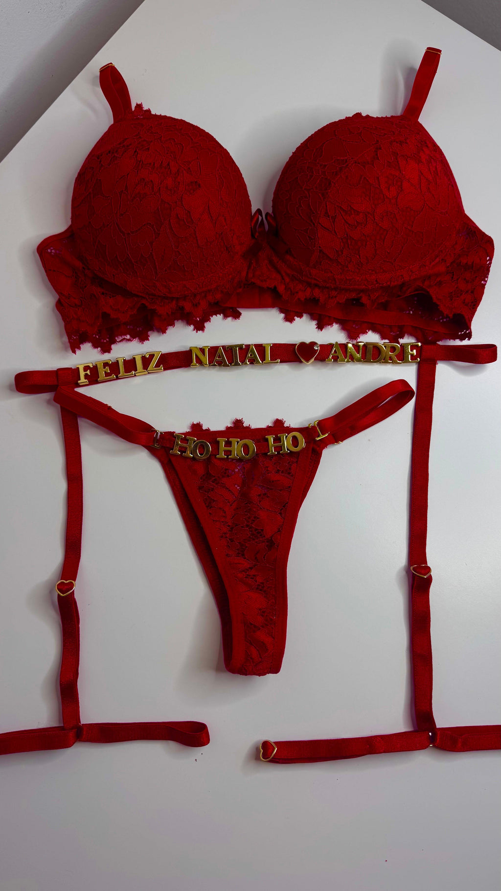 🇧🇷Kit com ❤️ 3 peças Personalizado