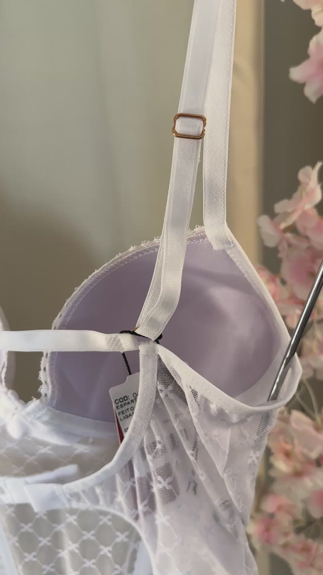 🇧🇷Espartilho Noiva🟥Calcinha com abertura🟥